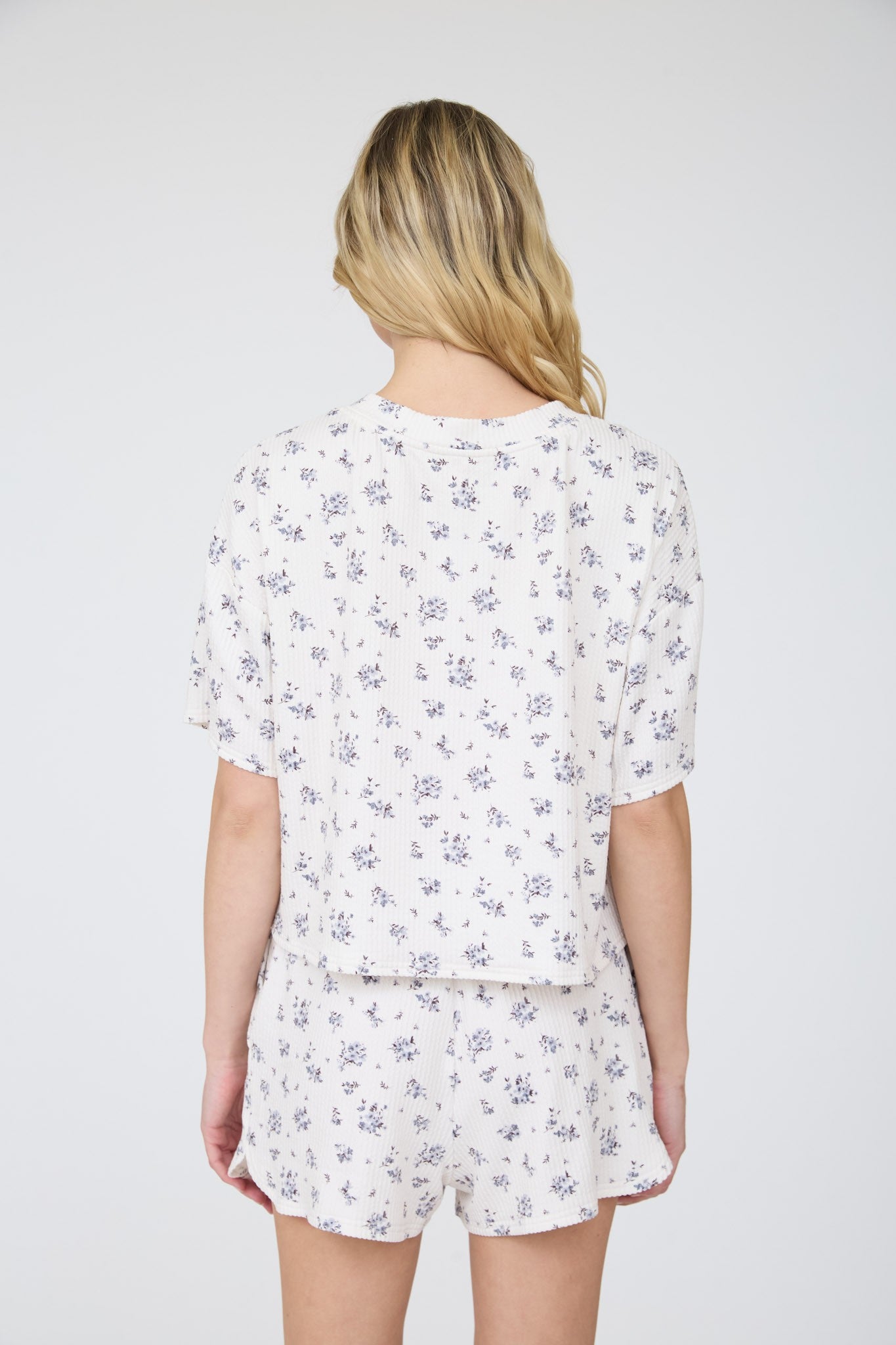 Beatrix Floral Henley Top