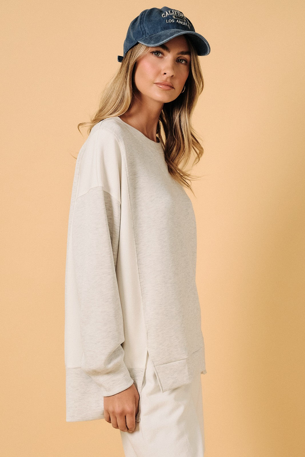 Jennie Striped Scuba Sweatshirt