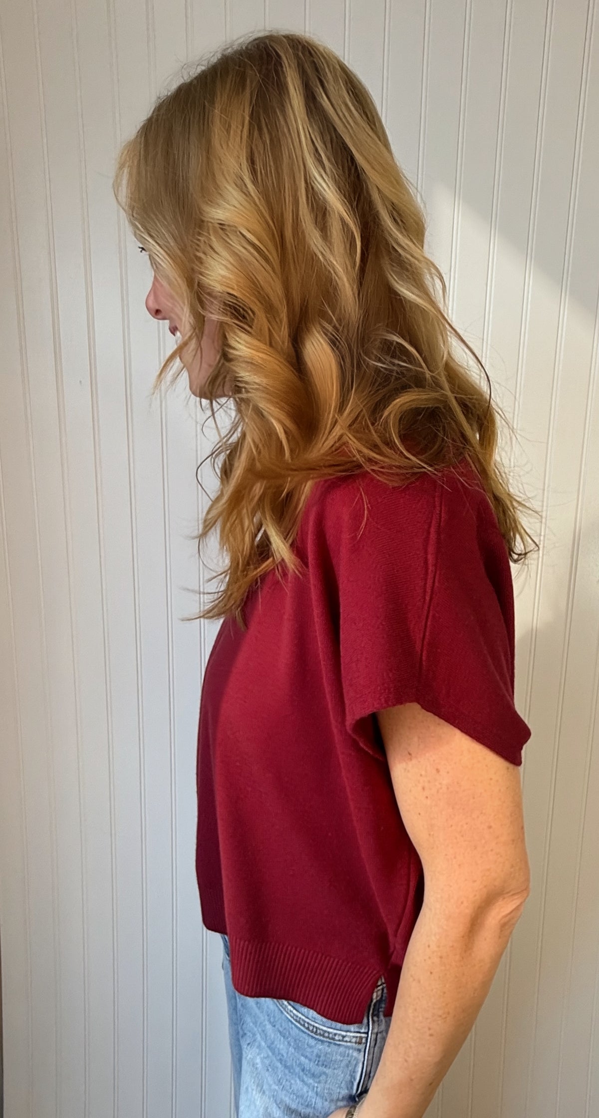 Winnie Short Sleeve Sweater
