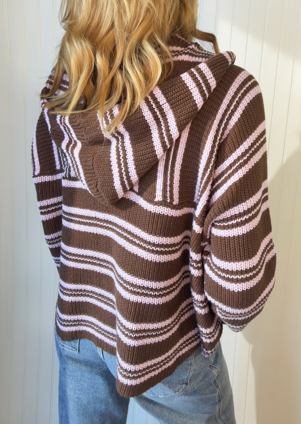 Emery Cropped Hooded Sweater