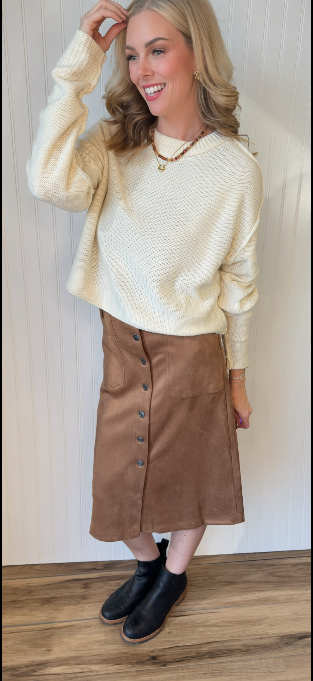 Glow in Style Mockneck Sweater