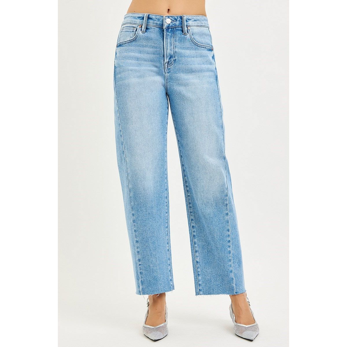 Risen Baby Barrel Jean