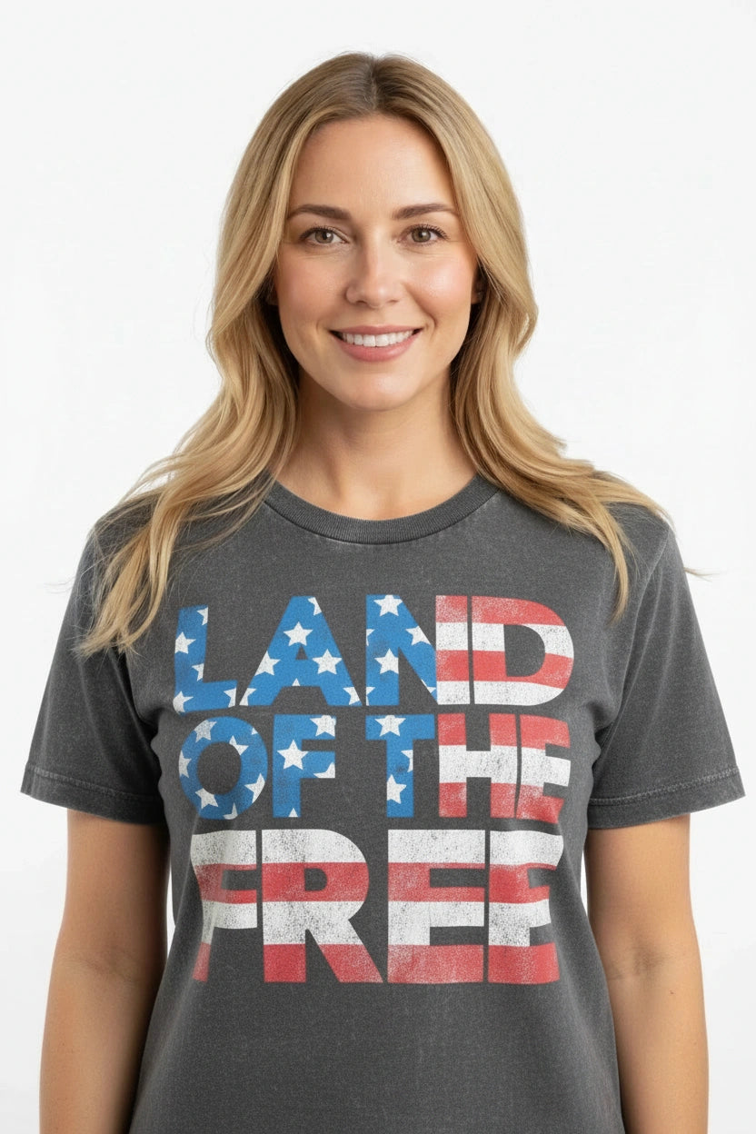 Land of the Free Graphic Tee