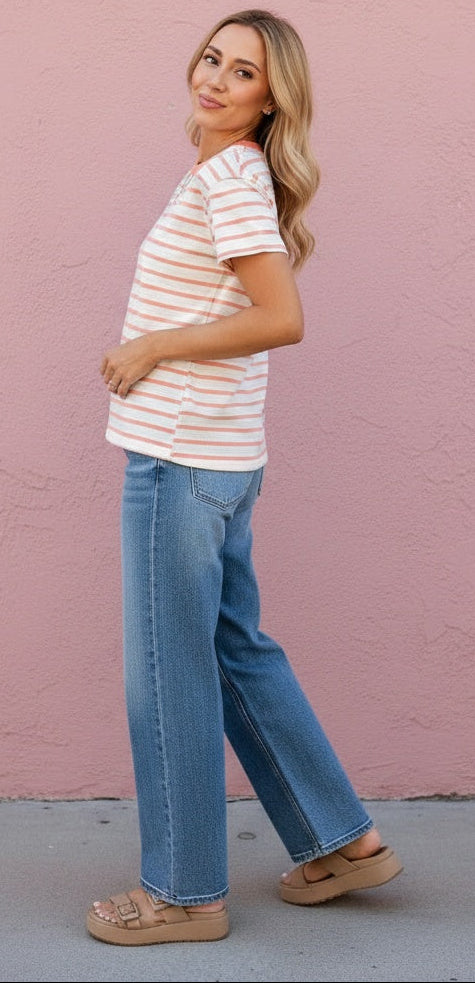 Carissa Striped Tee