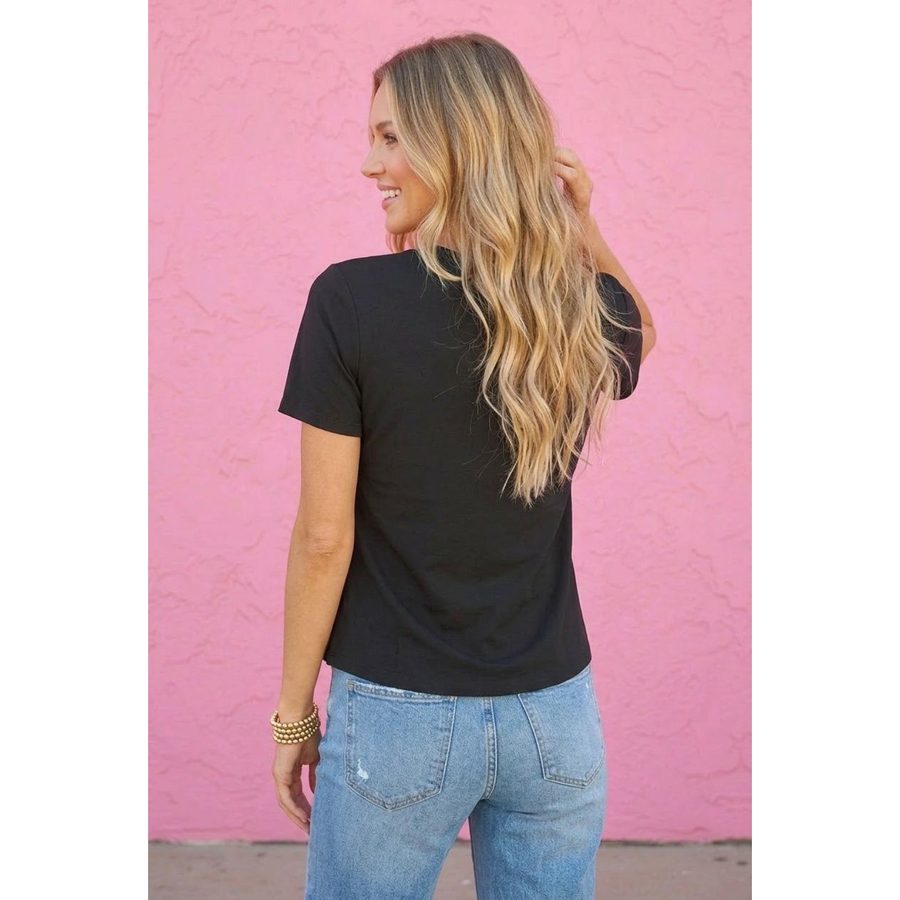 Abbie Pleated Hem Top