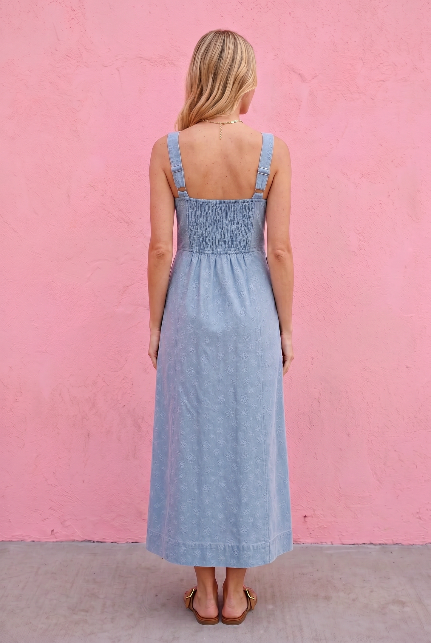 Denim Darling Midi Dress