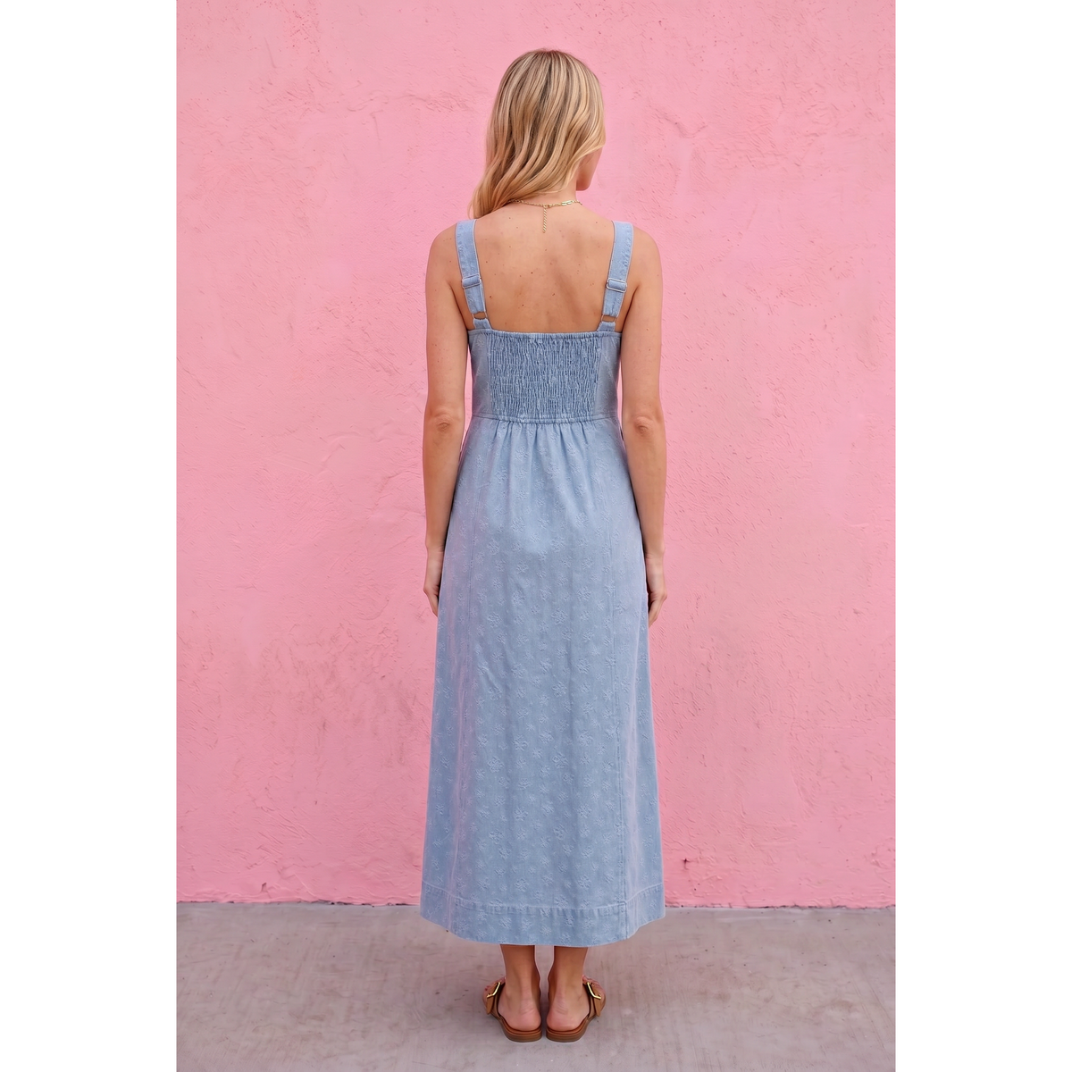 Denim Darling Midi Dress