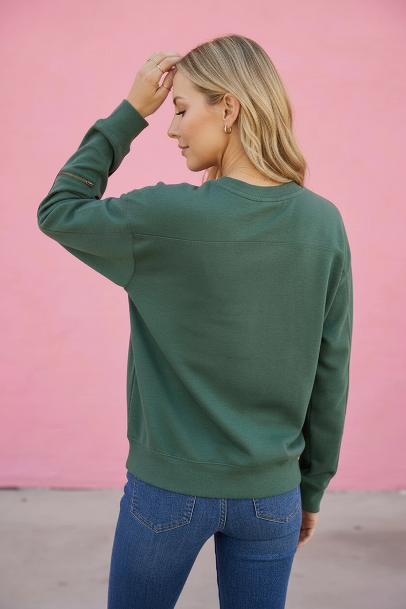 Bea Zip Sweatshirt