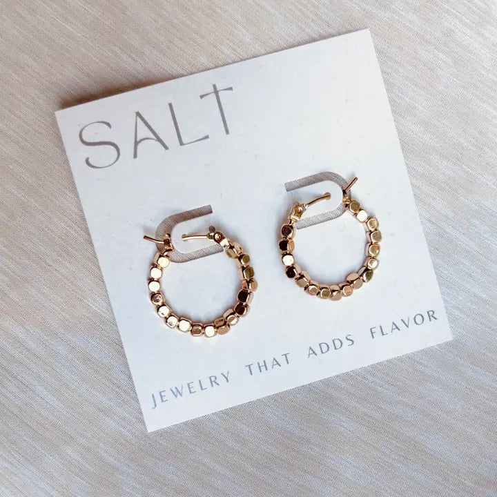 Beaded Hoops