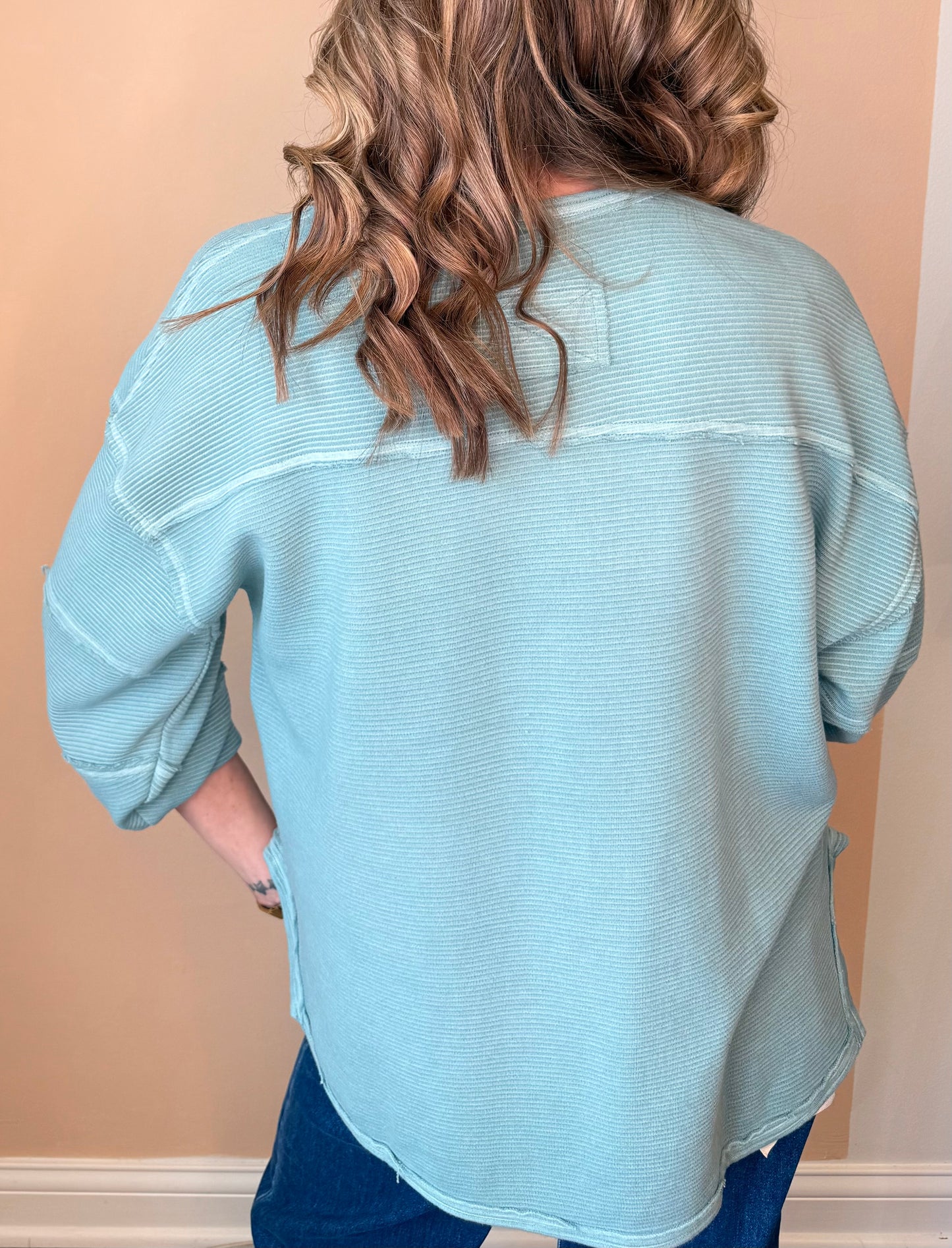 Jett Waffle Knit Sweatshirt