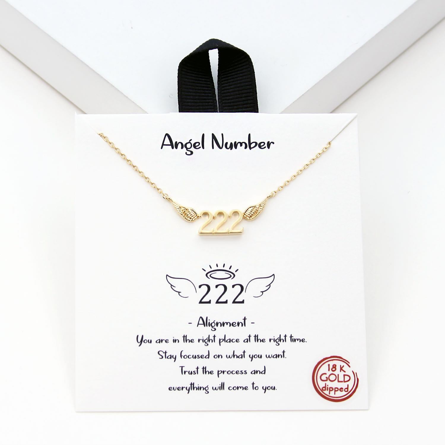 Special Wish Necklace worn on model — gold dipped charm from Thread & Clover boutique