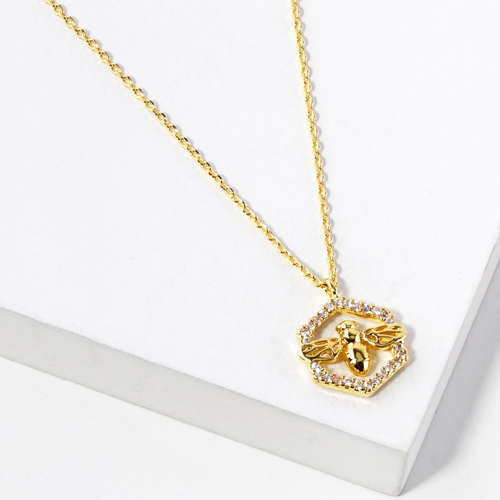 Special Wish Gold Dipped Necklace — delicate pendant necklace from Thread & Clover boutique