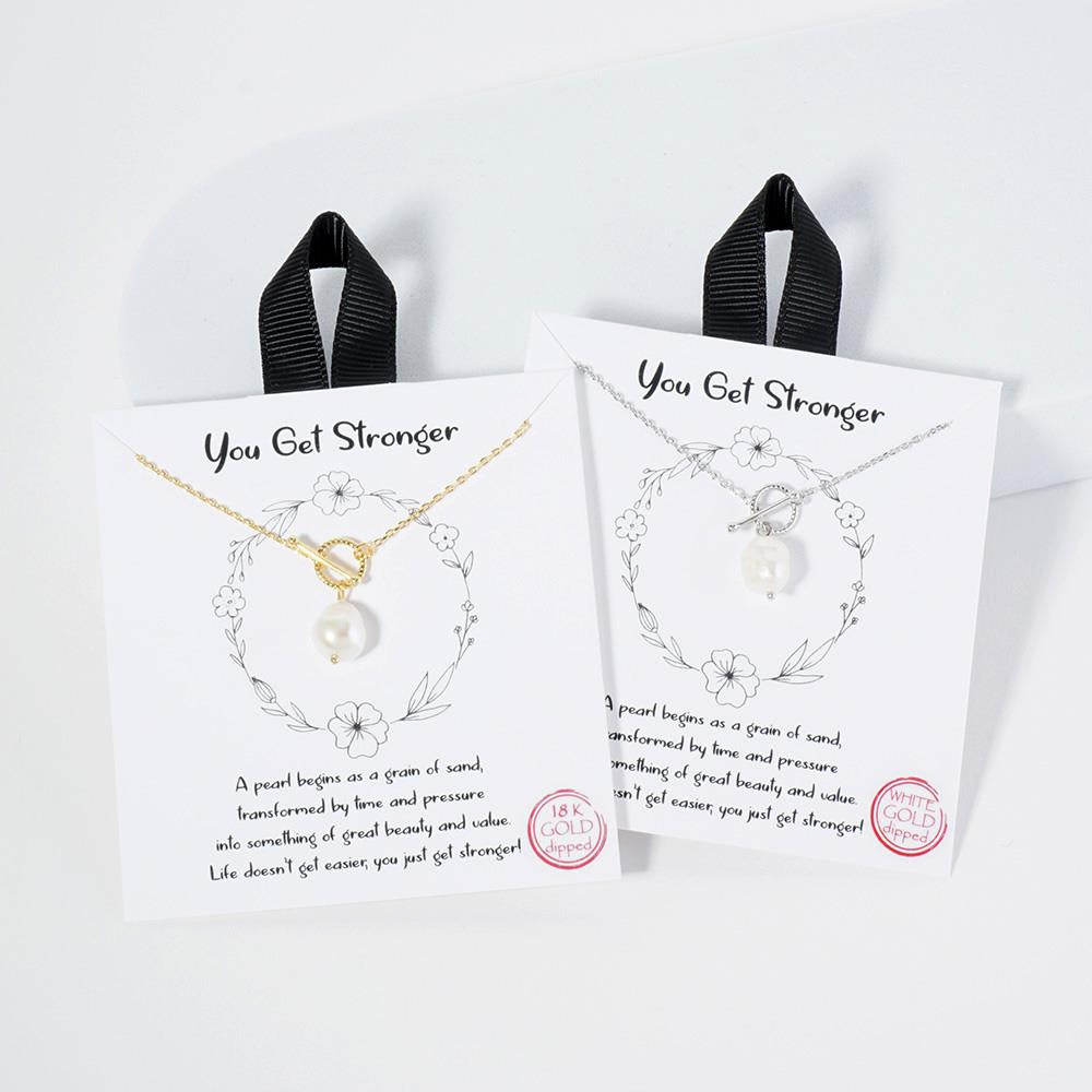 Special Wish Necklace additional style — gold charm pendant from Thread & Clover boutique