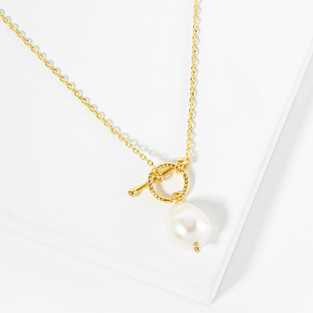 Special Wish Necklace display — gold pendant charm necklace from Thread & Clover boutique