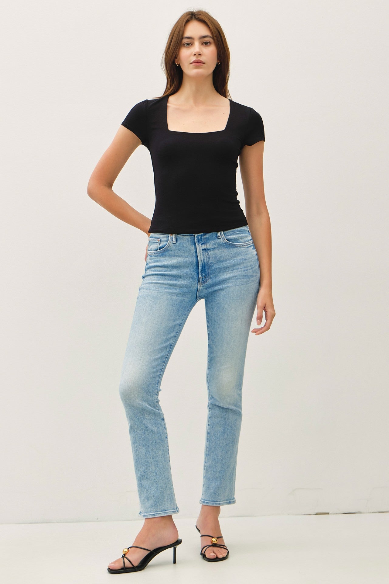 Simple Square Neck Tee