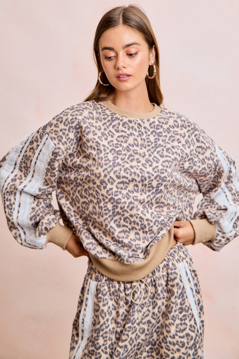 Ellie Leopard Sweatshirt