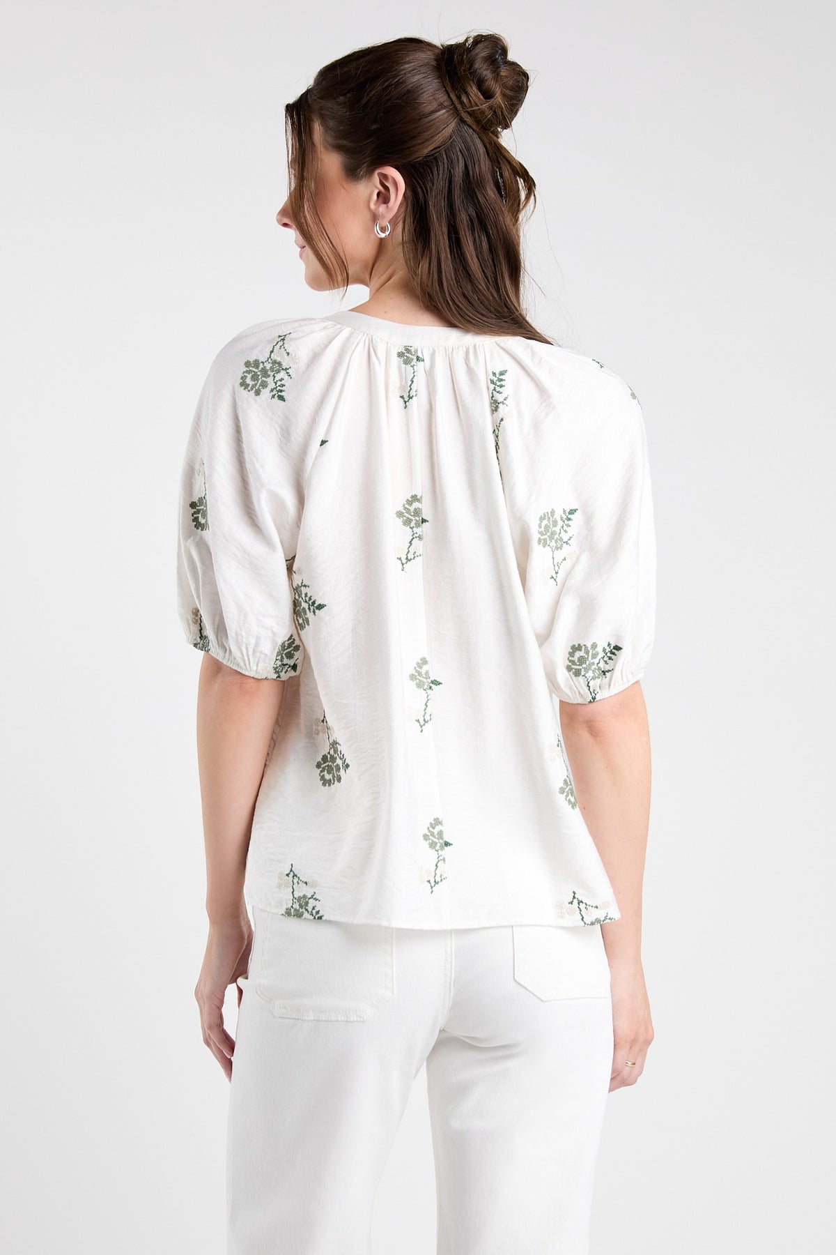 Camila Floral Embroidered Top