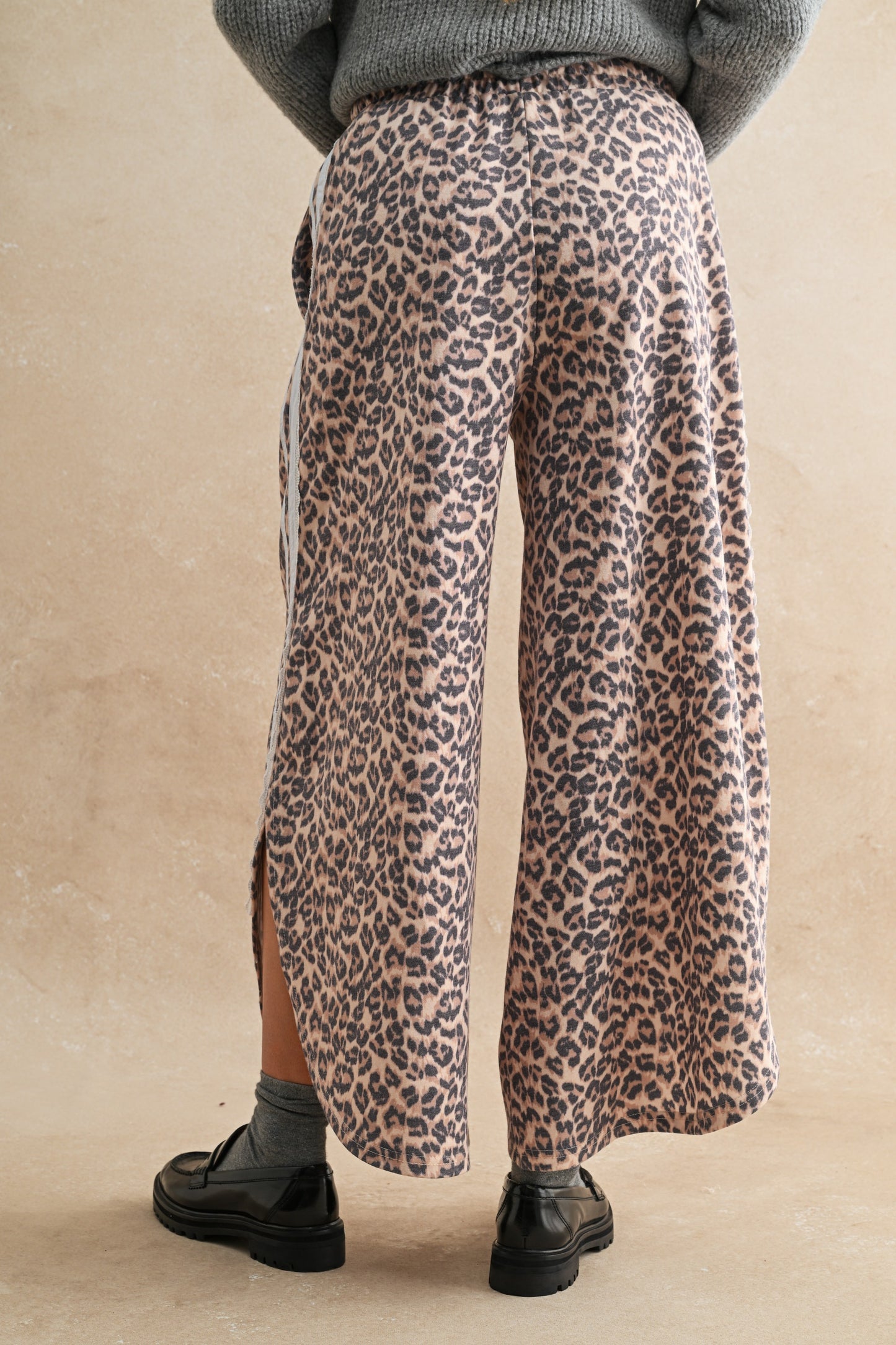 Rowan Leopard Lace-Up Pants