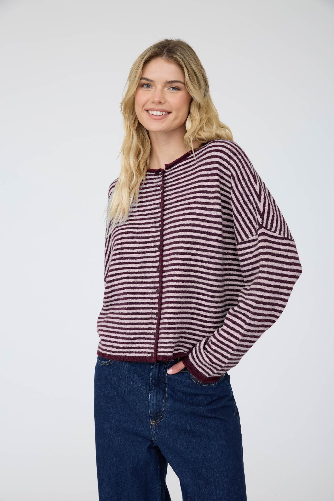 Magnolia Striped Cardigan