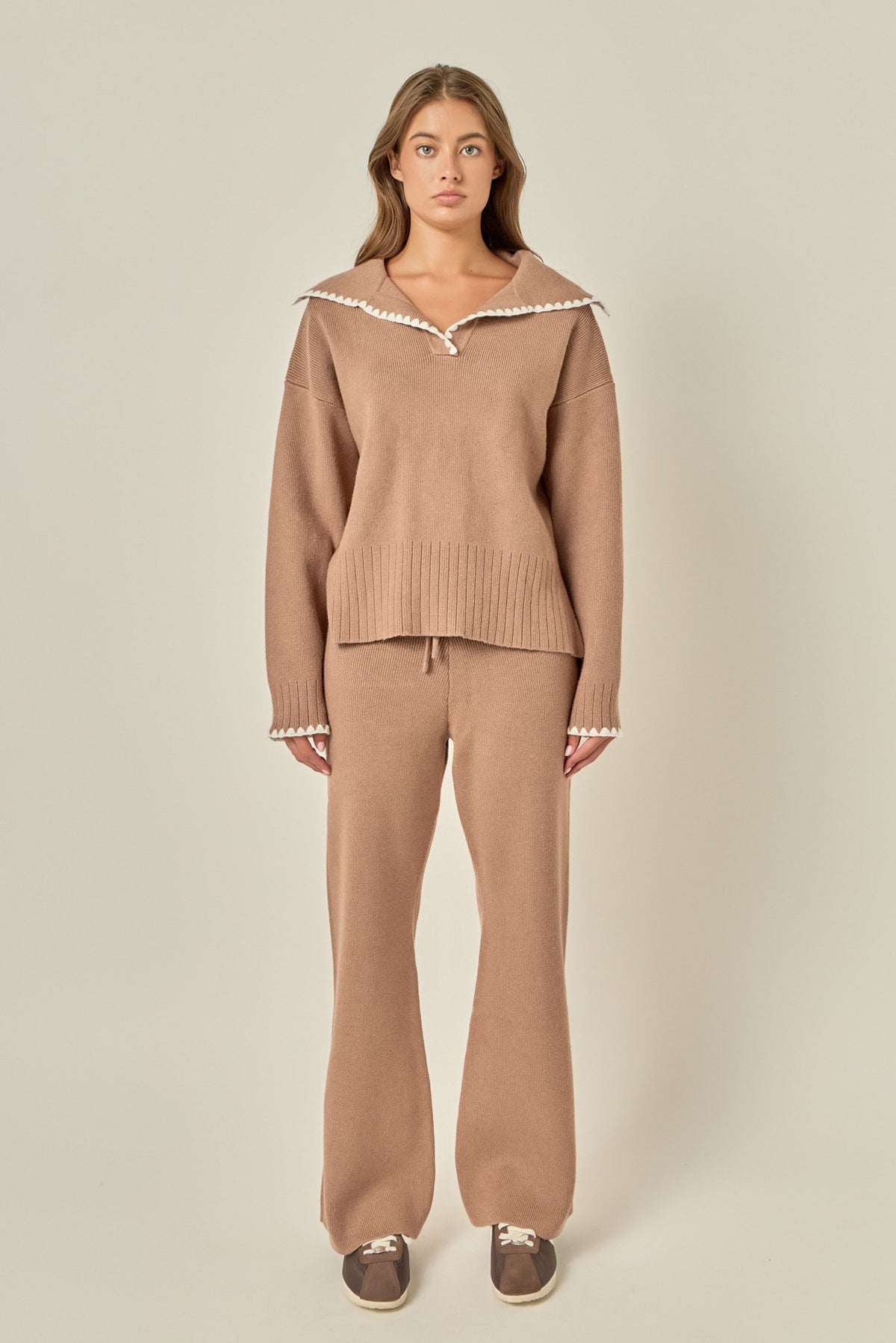 Fable Embroidered Flare Pants