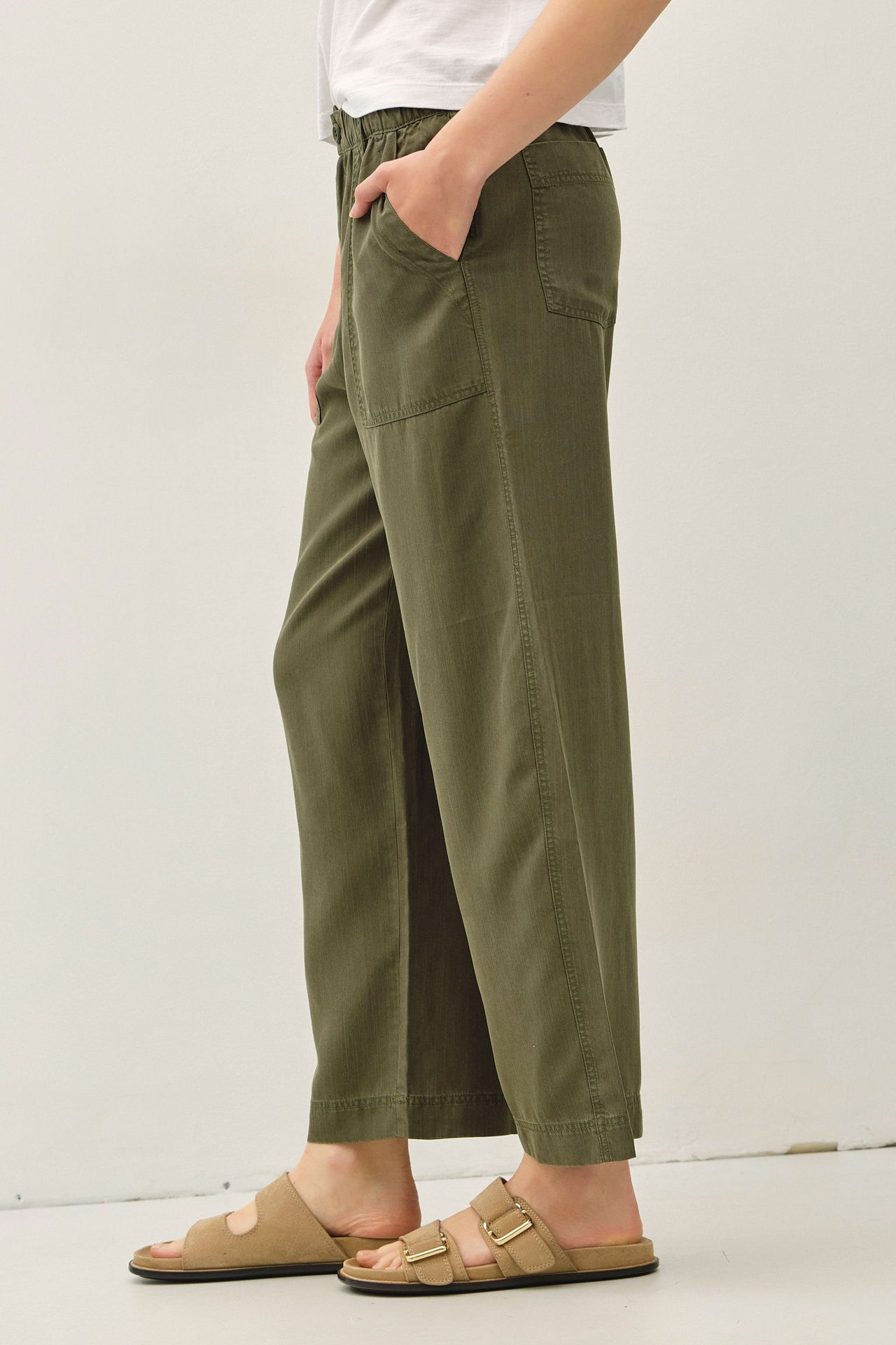 Willow Wide Leg Tencel Pant