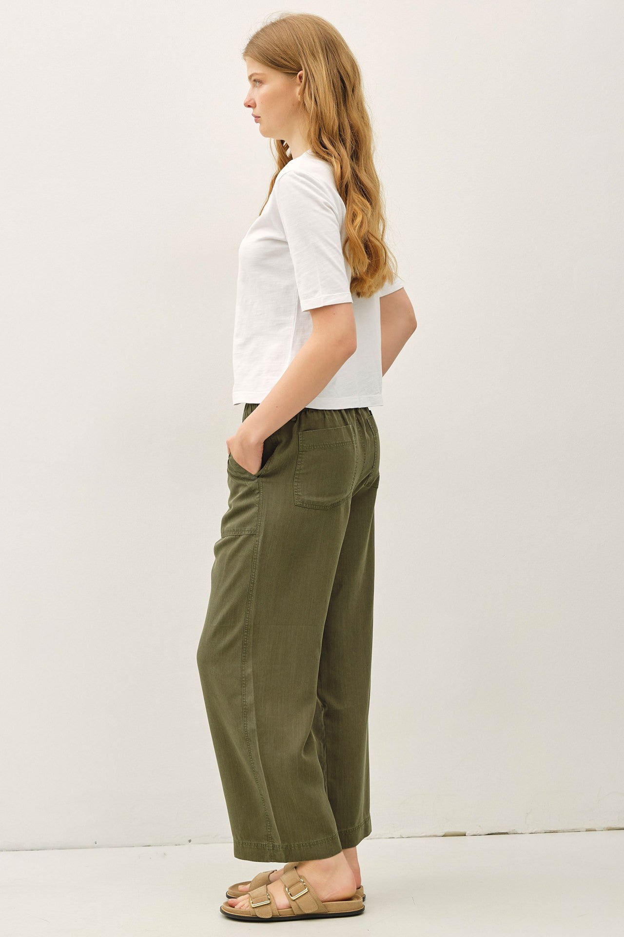 Willow Wide Leg Tencel Pant