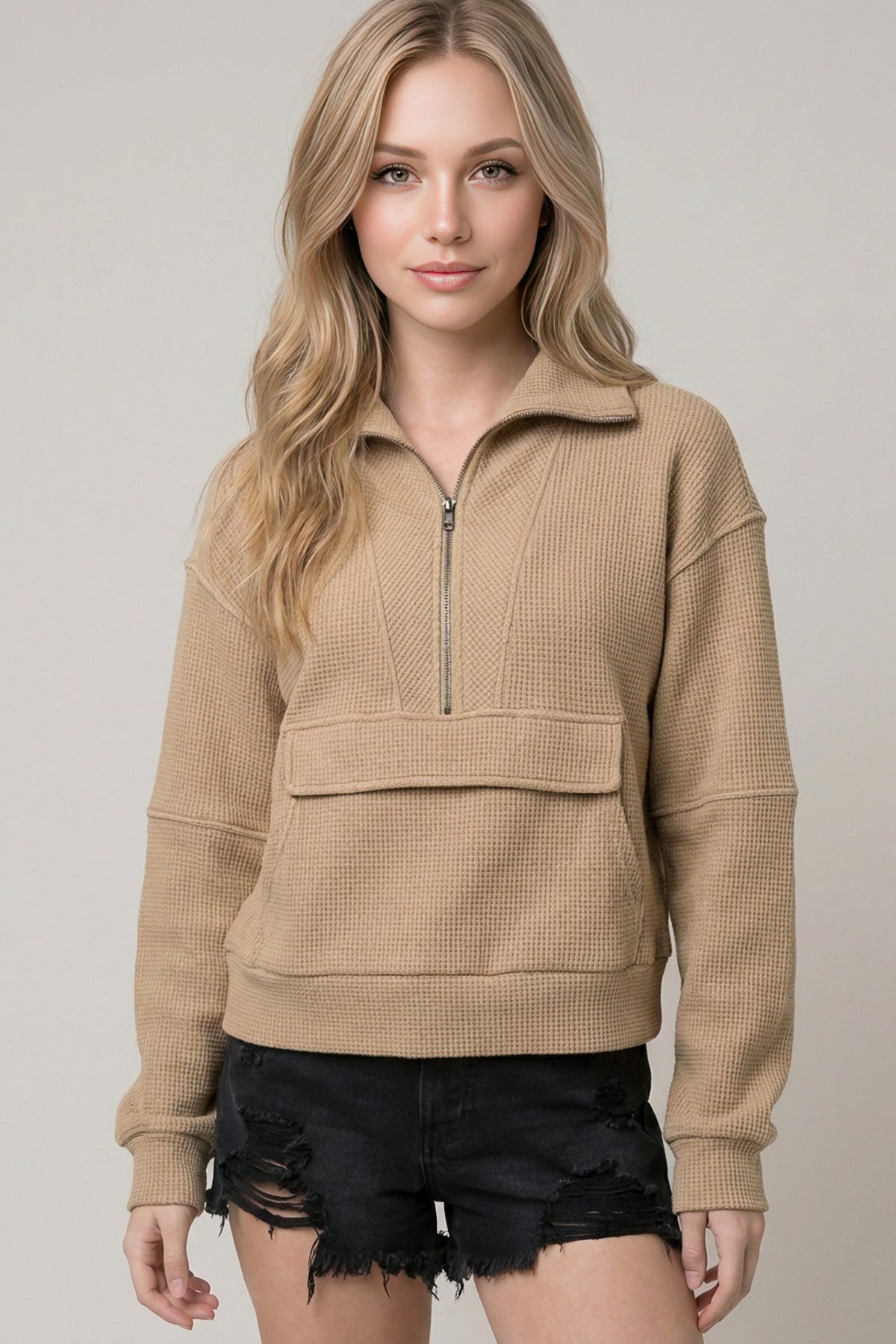 Maple Half Zip Sweatshirt
