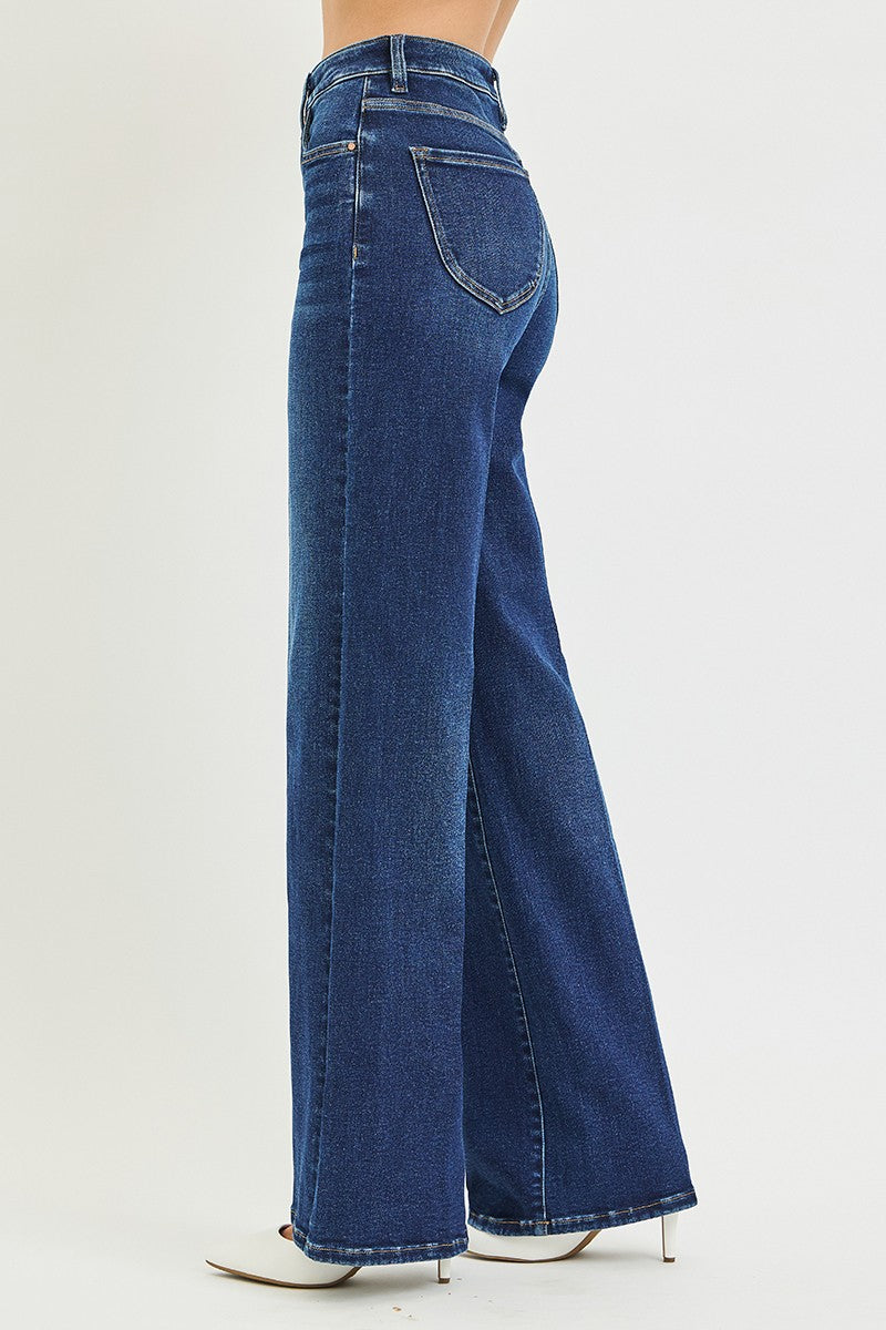 Risen Shiloh Wide Leg Crease Jean