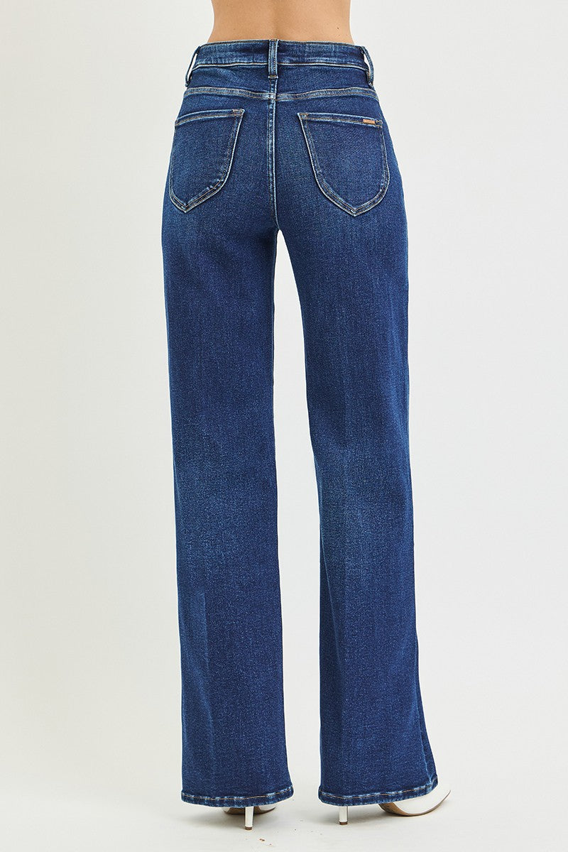 Risen Shiloh Wide Leg Crease Jean
