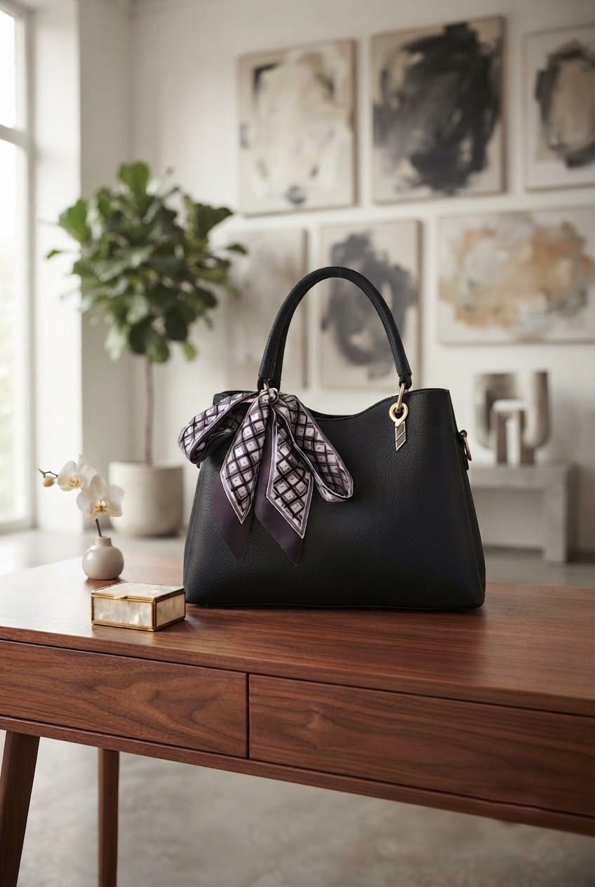 Charlotte Triple Compartment Satchel Crossbody Bag — vegan leather satchel from Thread & Clover boutique
