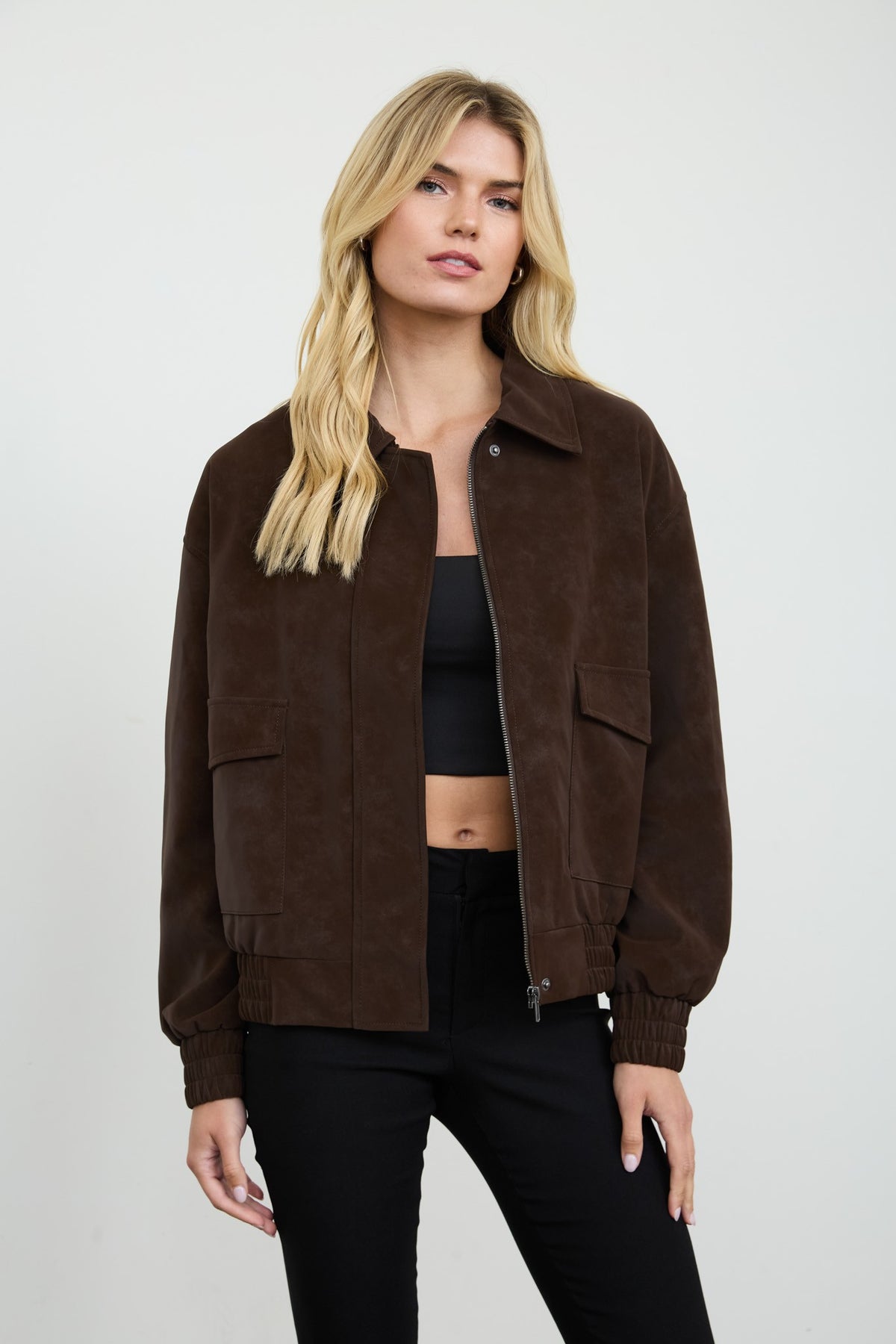 Vegan Suede Jacket