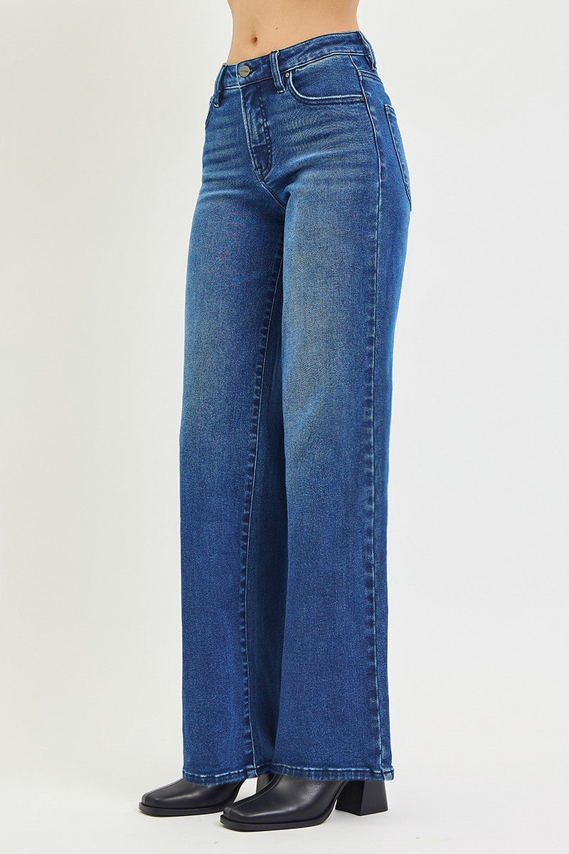 Risen Ainsley Wide Leg Shield Pocket Jean