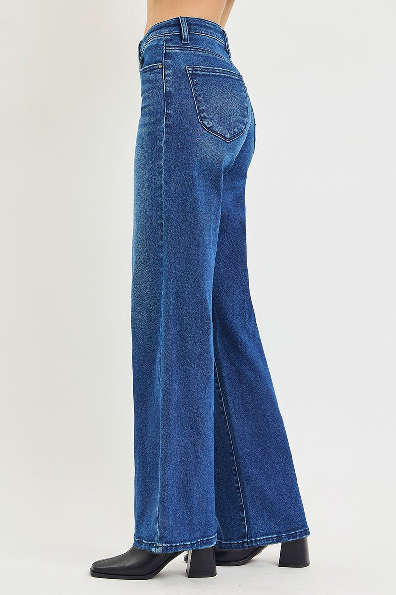 Risen Ainsley Wide Leg Shield Pocket Jean