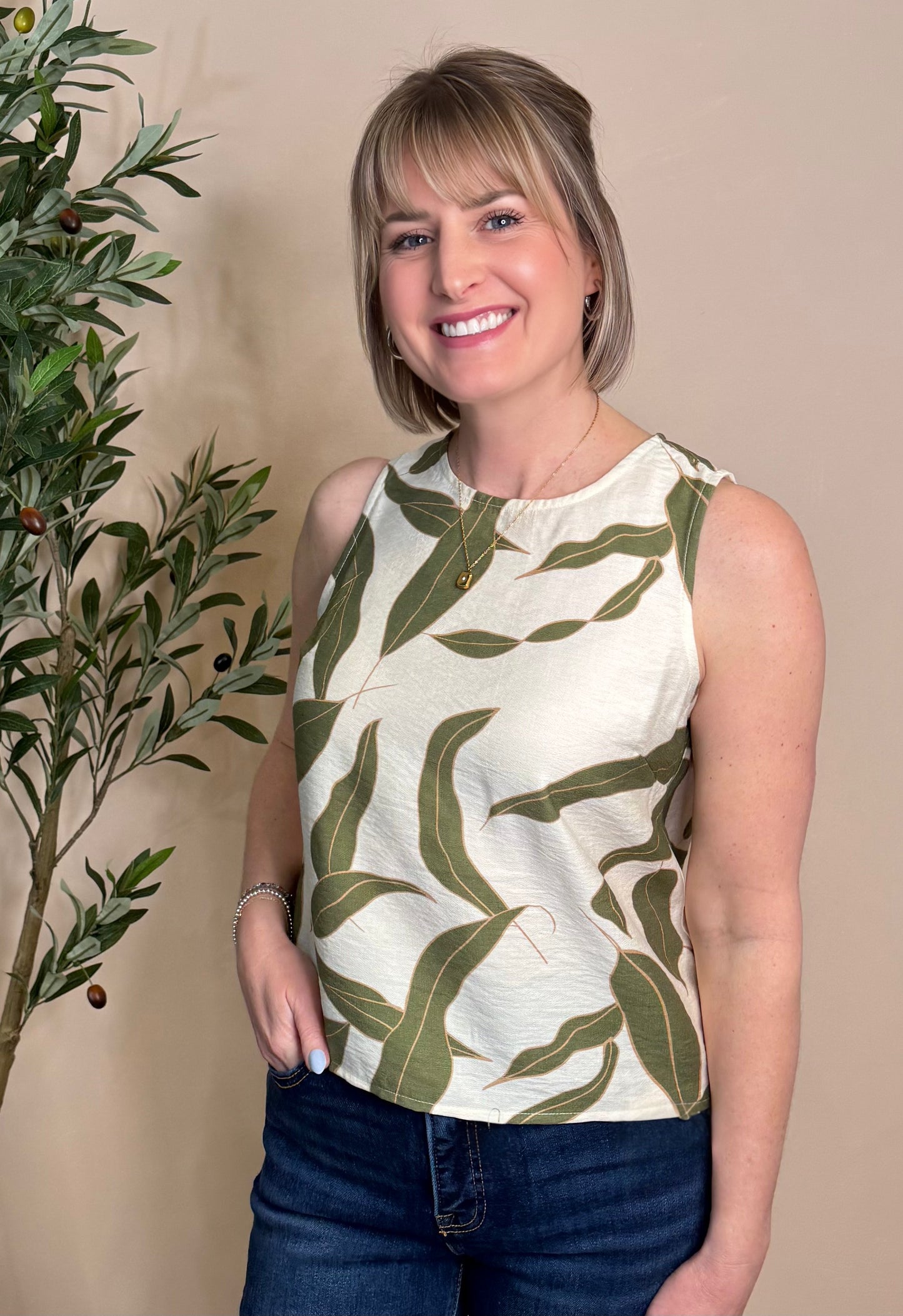 Laine Sleeveless Blouse