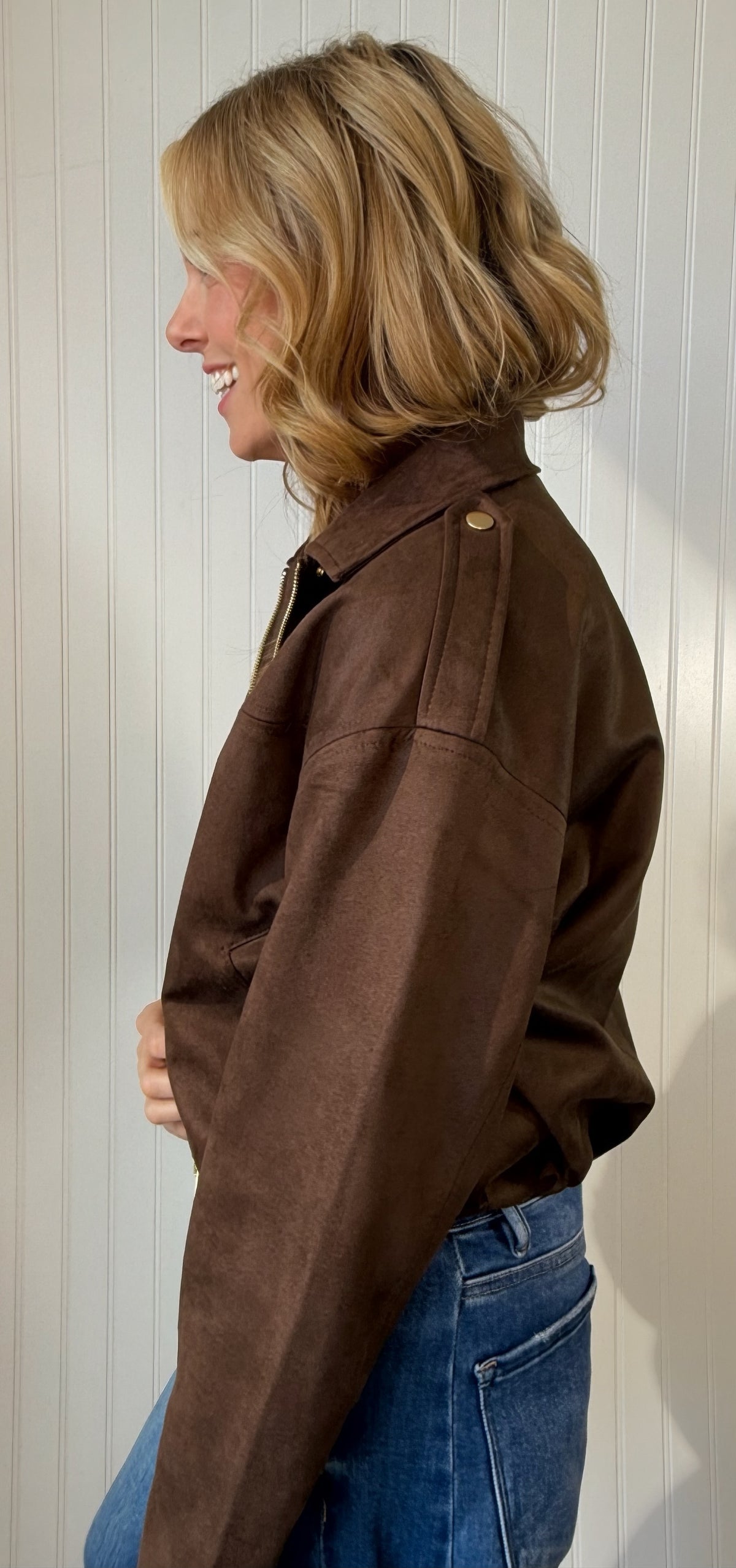 Cheyenne Suede Cropped Jacket