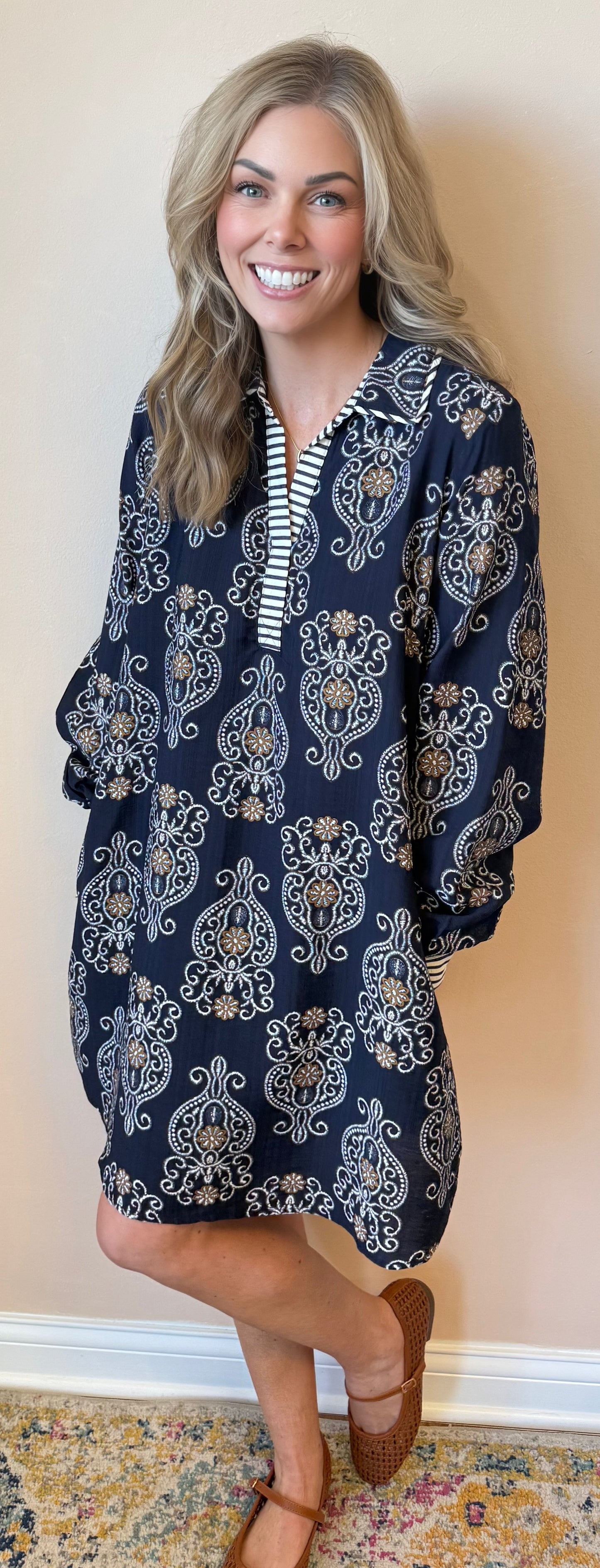 Stella Printed Short Dress