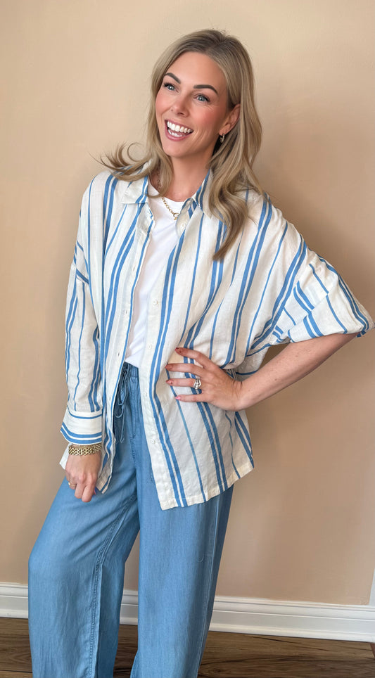 Calypso Breeze Striped Top