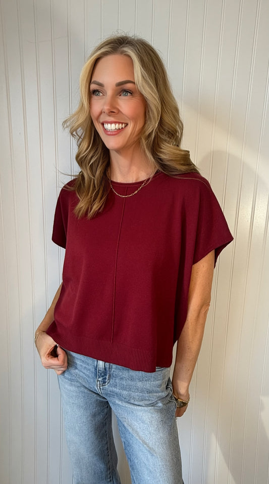 Winnie Short Sleeve Sweater