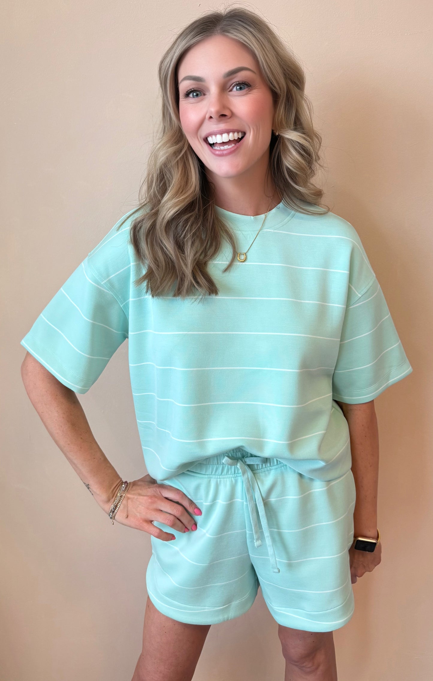 Signature Stripe Short