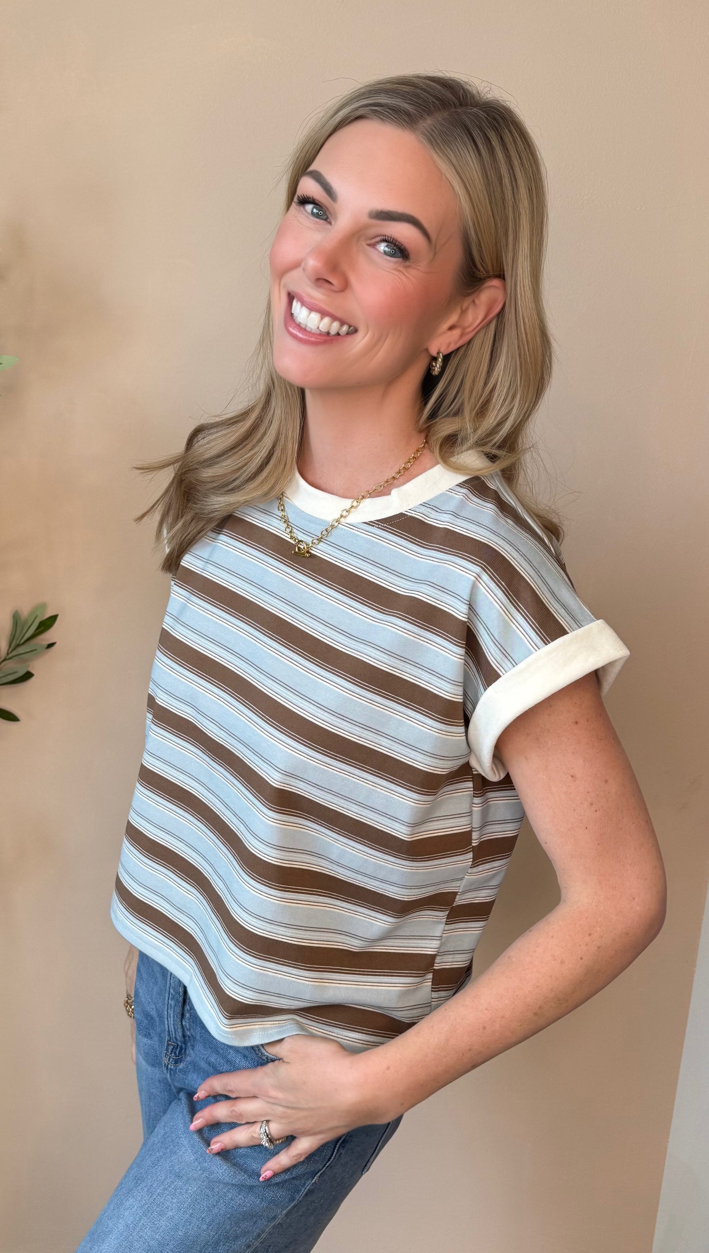 Codi Striped Tee