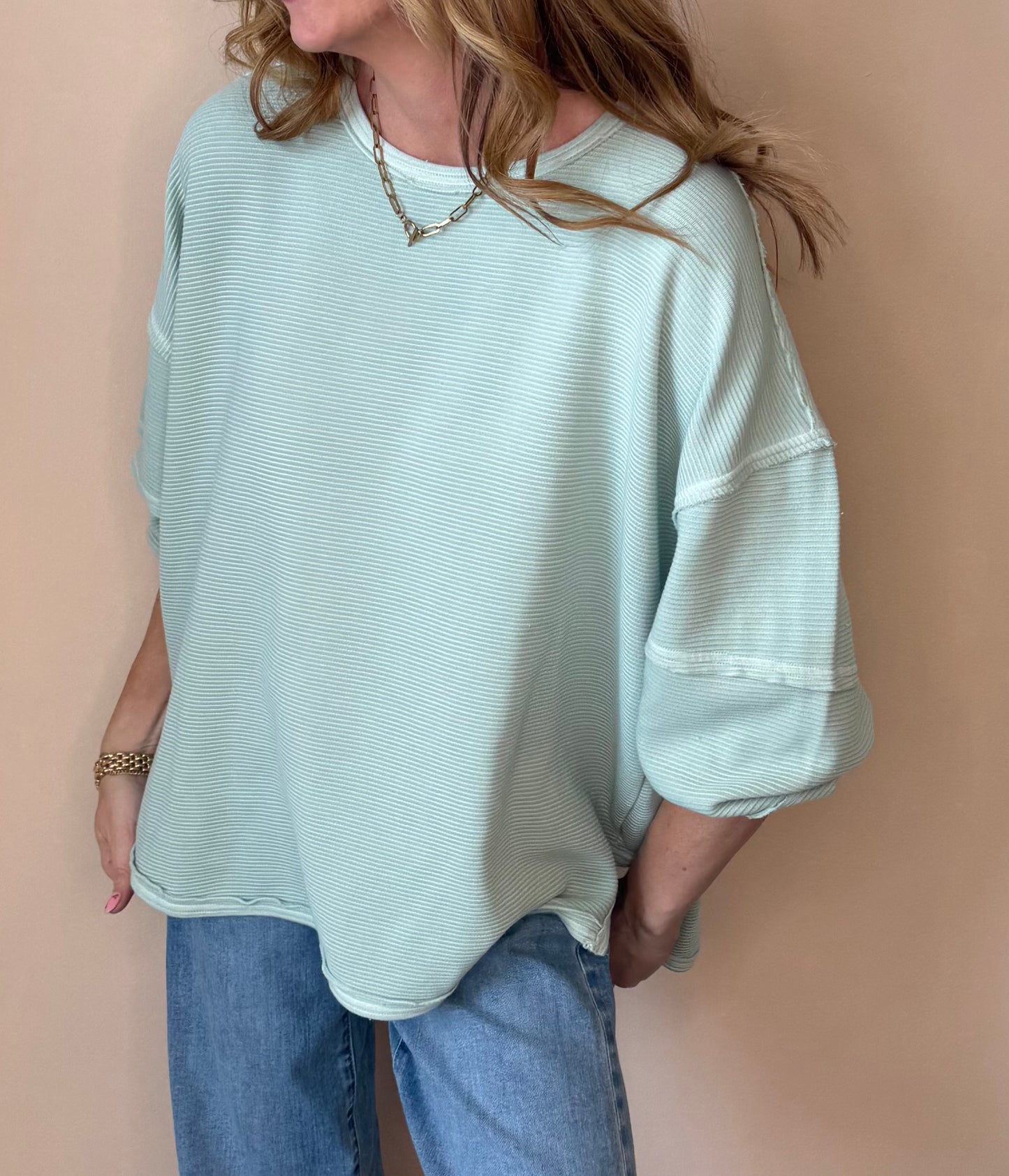 Jett Waffle Knit Sweatshirt