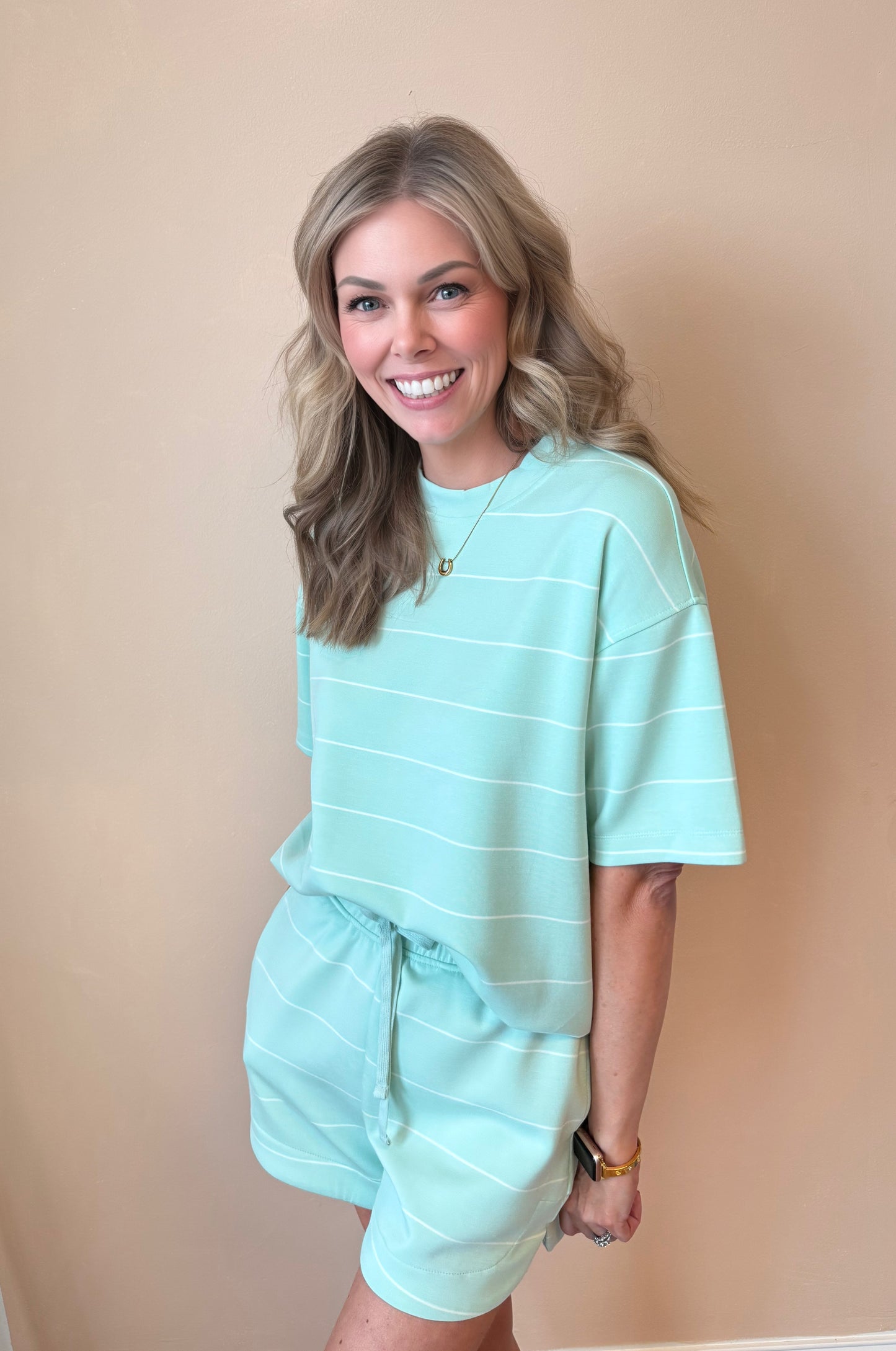 Signature Stripe Short