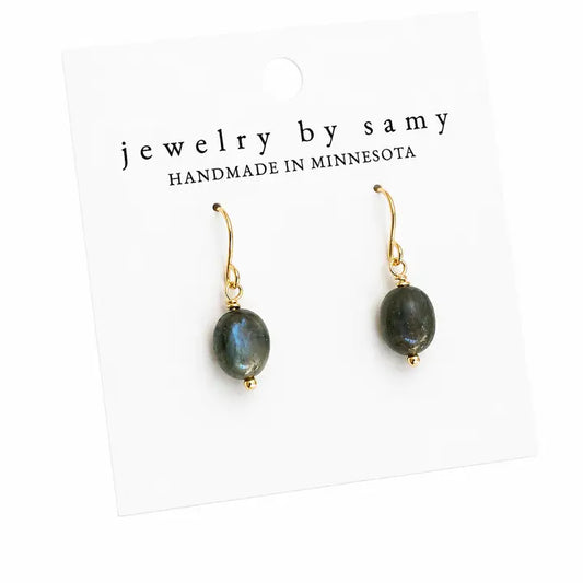 Labradorite Drop Earrings
