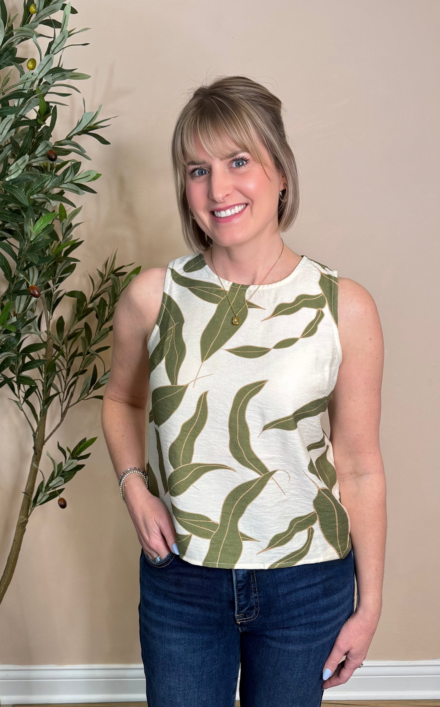 Laine Sleeveless Blouse
