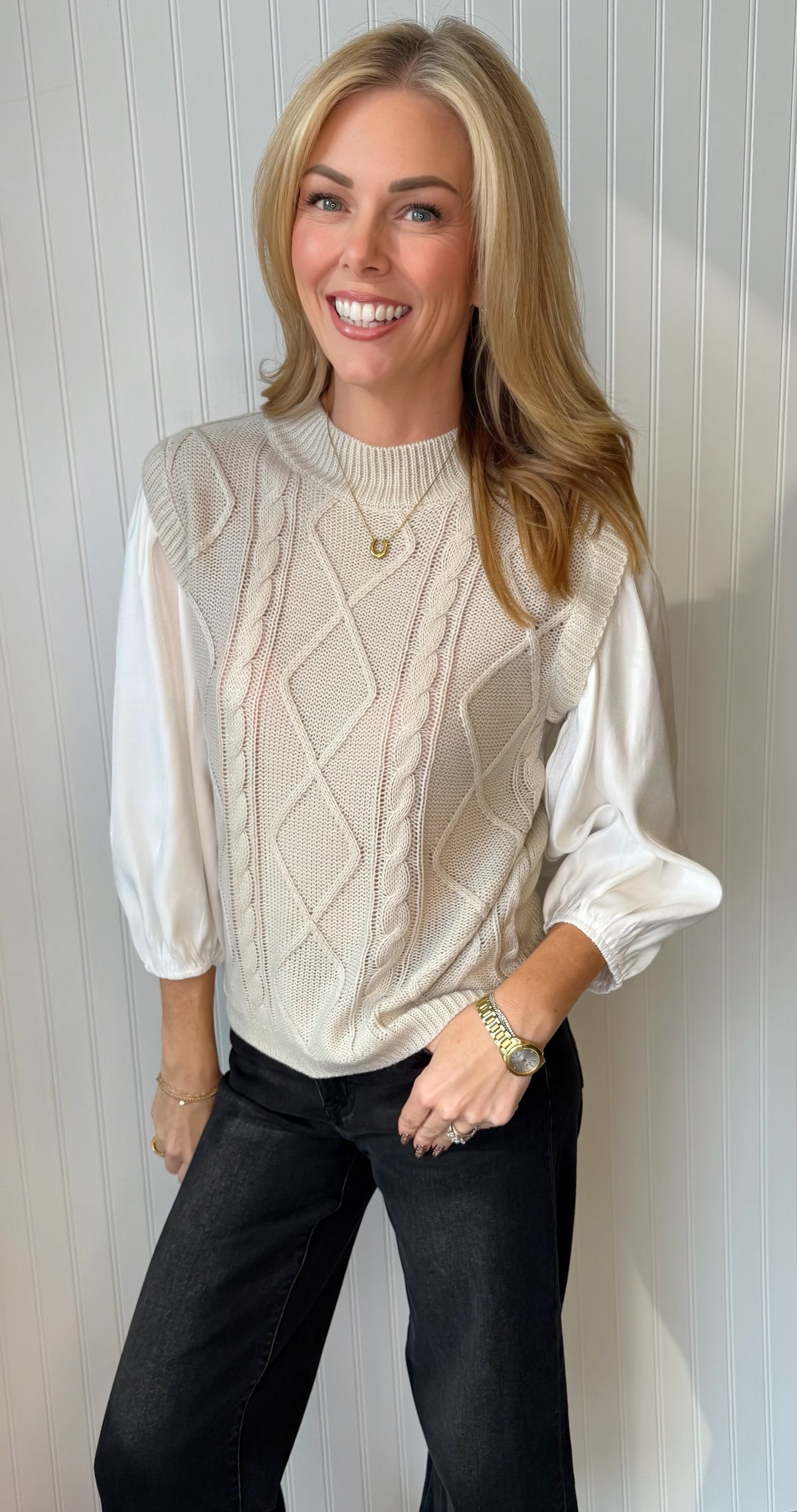 Kathryn Cable Blouse Combo