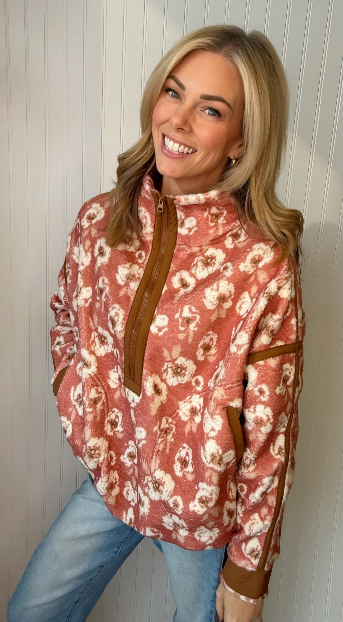 Hattie Floral Pullover