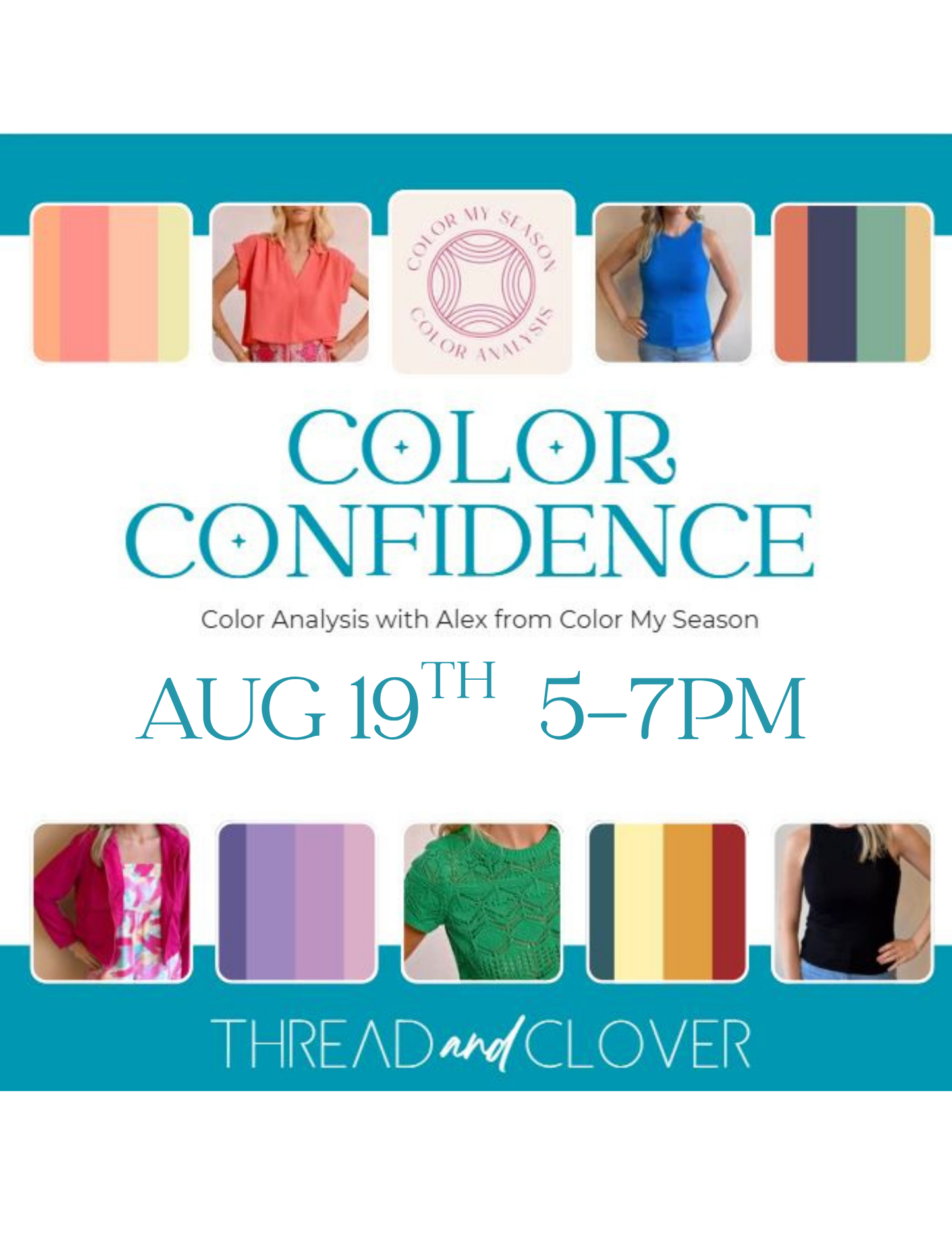 Color Analysis 8/19 In-Person Event Ticket
