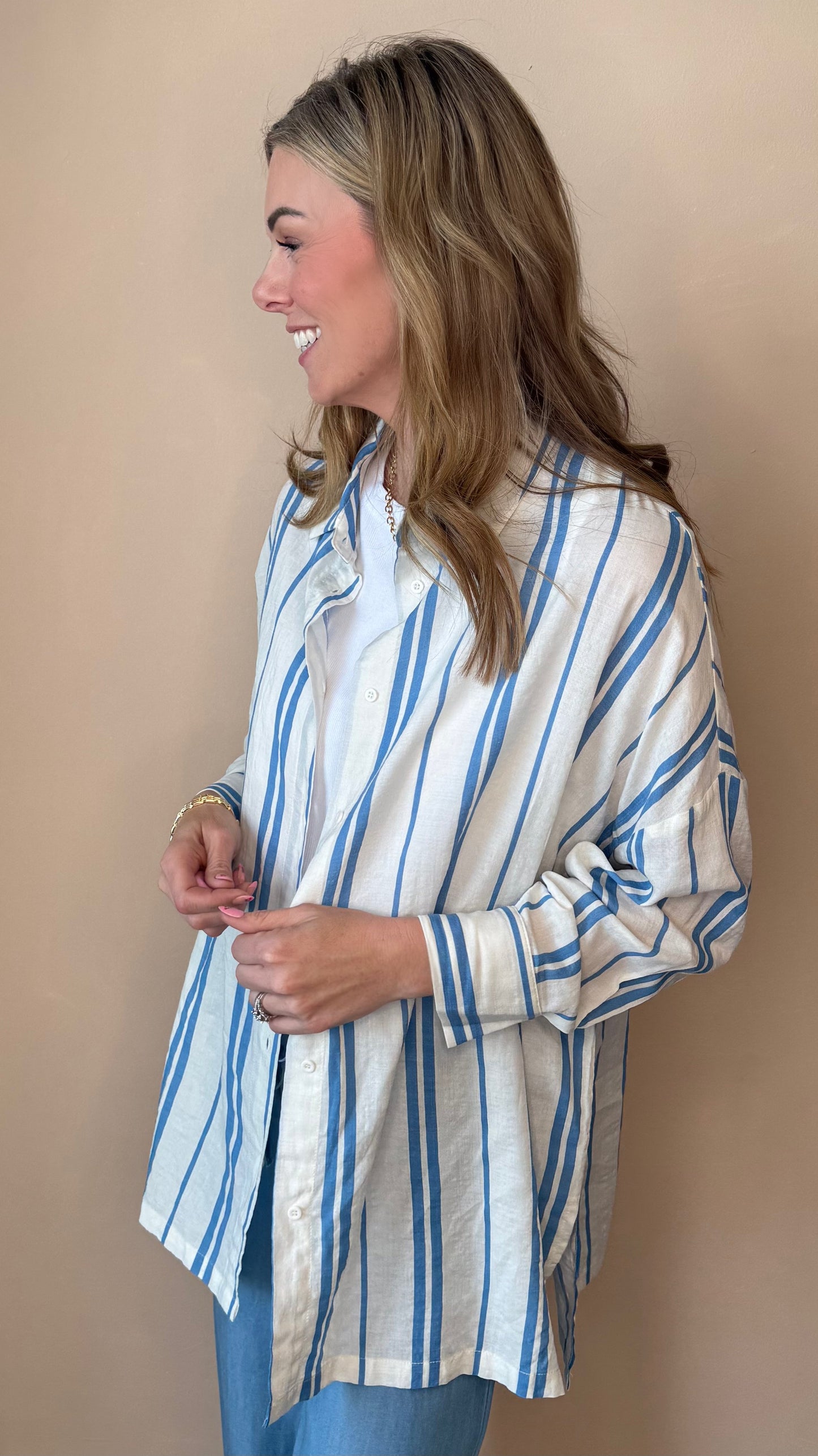 Calypso Breeze Striped Top
