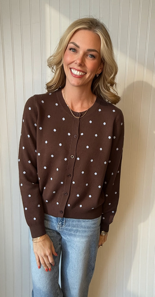 Verity Polka Dot Cardigan
