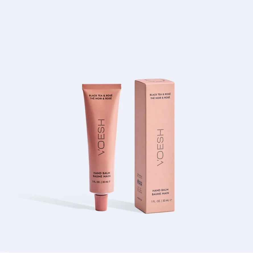 Voesh Hydrating Hand Balm texture — featherlight non-greasy hand balm from Thread & Clover boutique
